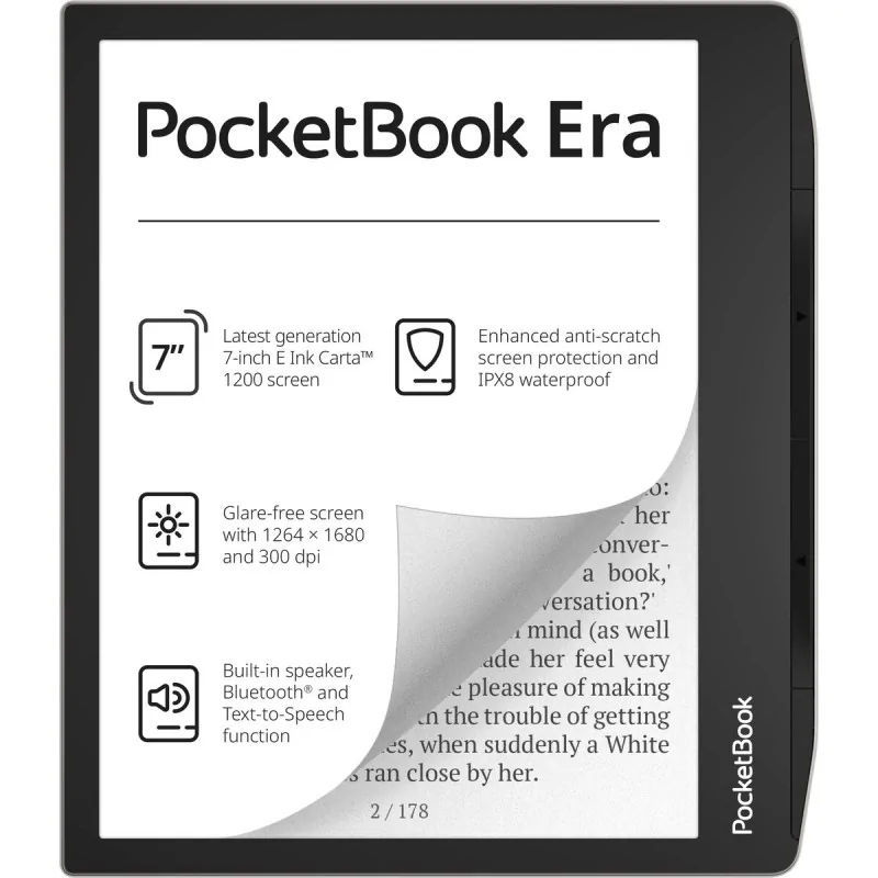 EBook PocketBook Era Stardust PB700-U-16-WW Multicolour Black/Silver 16 GB