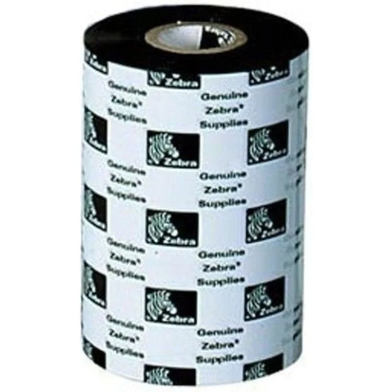 Printer Labels Zebra 04800BK13145 Black Ø 25 mm (12 Units)