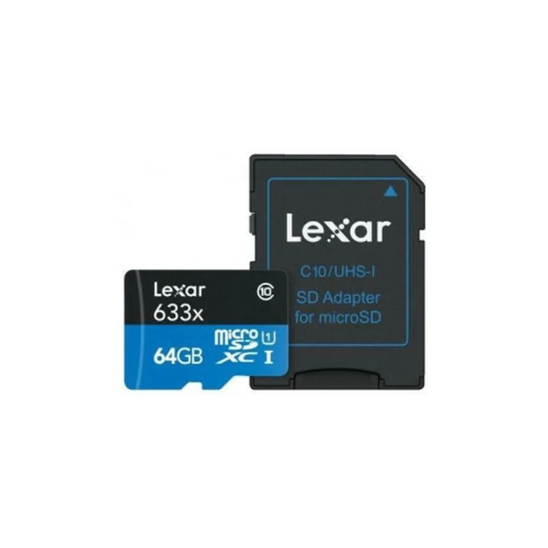 Micro SD Card Lexar HIGH-PERFORMANCE 633X 64 GB