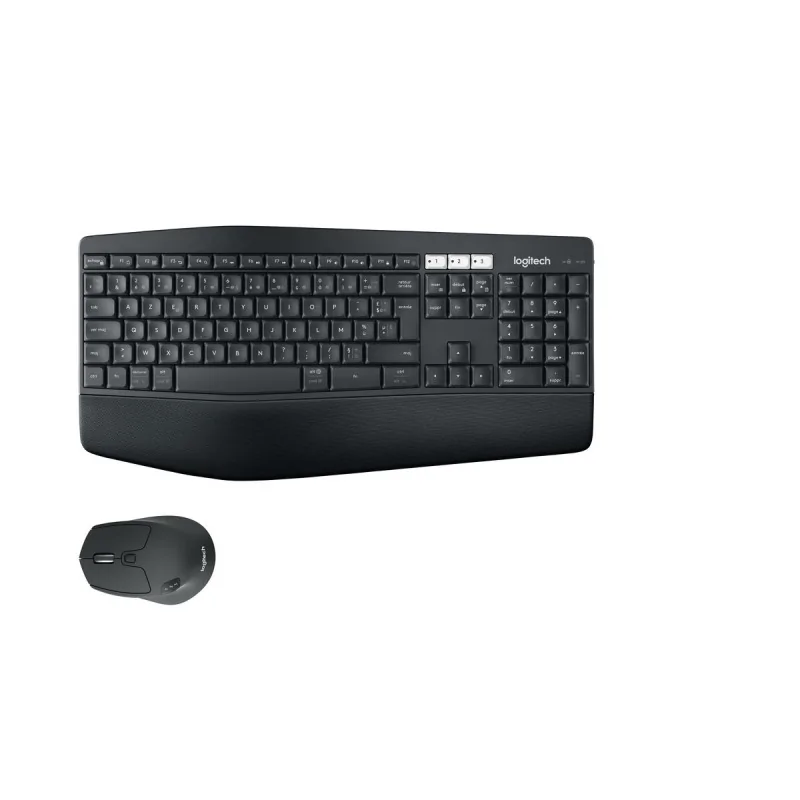 Wireless Keyboard Logitech MK850 Black Spanish Qwerty Azerty French