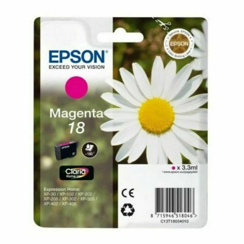 Compatible Ink Cartridge Epson C13T18034012 Magenta