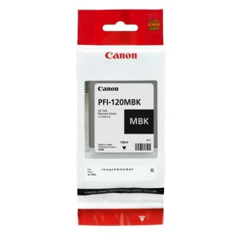 Original Ink Cartridge Canon PFI-120MBK Black Matte back