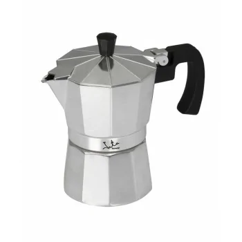 Italian Coffee Pot JATA CCA3 * Silver Aluminium...