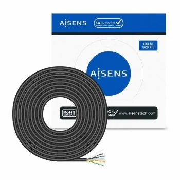 UTP Category 6 Rigid Network Cable Aisens A135-0675 Black...