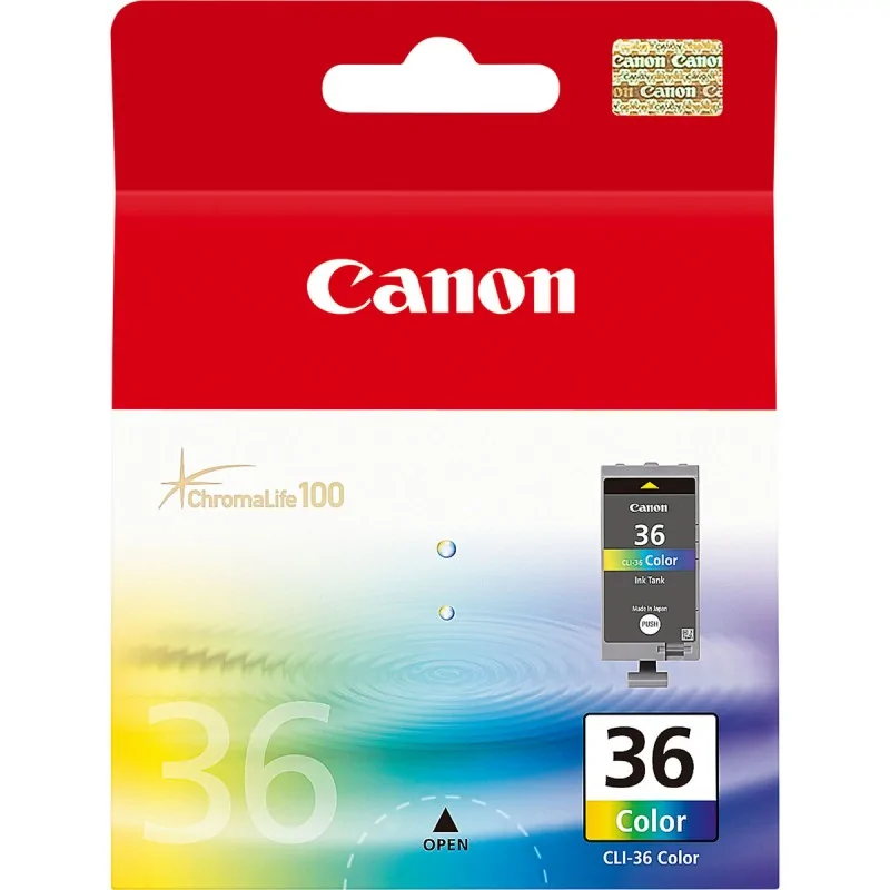 Original Ink Cartridge Canon CLI-36 Col Yellow Tricolour Cyan/Magenta/Yellow