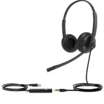 Headphones with Microphone Yealink UH34 SE DUAL TEAMS Black