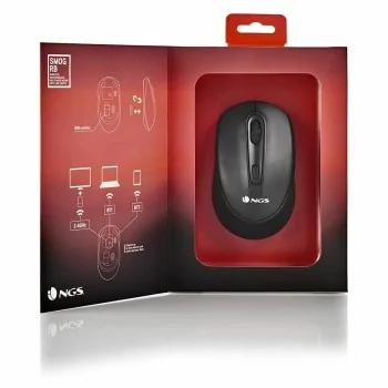 Mouse NGS SMOG-RB Black 2400 dpi Wireless (1 Unit)