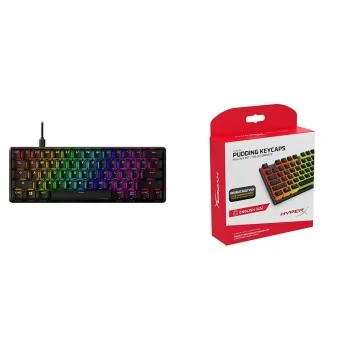 Gaming Keyboard HyperX 4P5N4AA Black Spanish Qwerty...