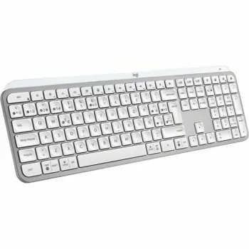 Wireless Keyboard Logitech MX Keys S Spanish Qwerty White