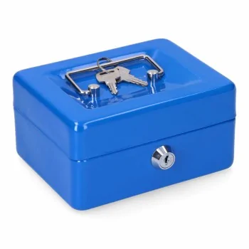 Safe-deposit box Micel CFC09 M13391 Blue Steel 15,2 x...