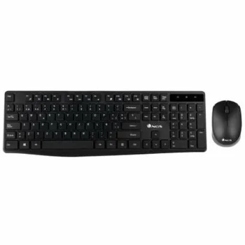 Keyboard and Wireless Mouse NGS NGSWIRELESSSETALLUREKIT...