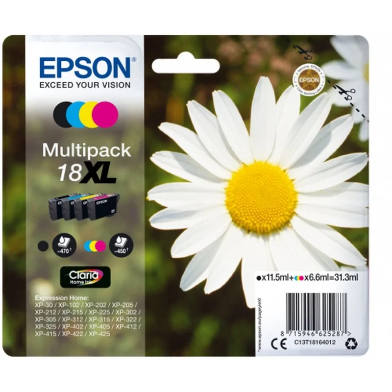 Original Ink Cartridge Epson C13T18164012 Multicolour Black/Cyan/Magenta/Yellow