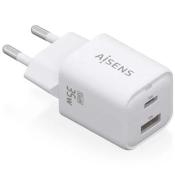 Wall Charger Aisens ASCH-35W2P024-W White 35 W (1 Unit)