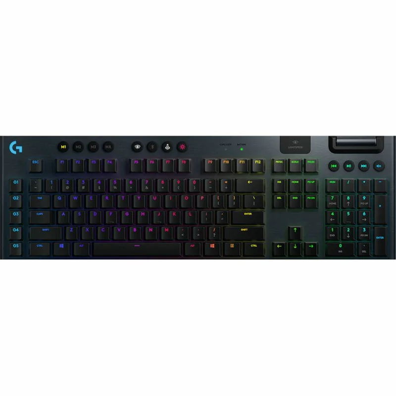 Wireless Keyboard Logitech G915 LIGHTSPEED Black Spanish Qwerty