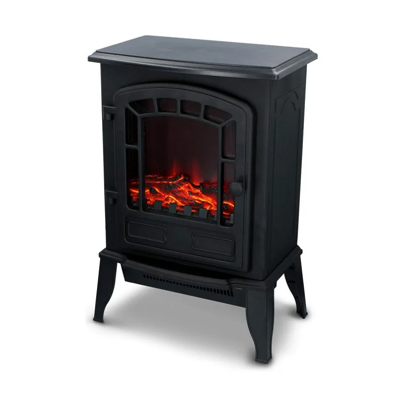 Decorative Electric Chimney Breast Classic Fire Torino Black 2000 W 56,5 x 24 x 38 cm