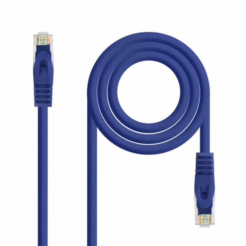 Power Cord NANOCABLE 10.20.1802 2 m Blue Grey