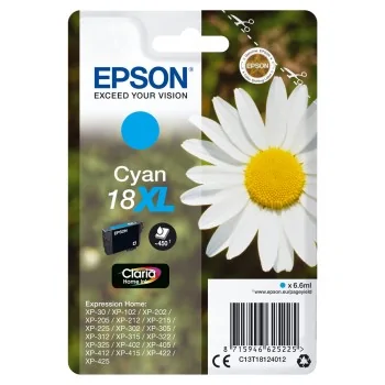 Original Ink Cartridge Epson C13T18124022 Dark blue Cyan