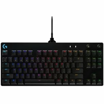 Gaming Keyboard Logitech 920-010592 Black Spanish Qwerty...