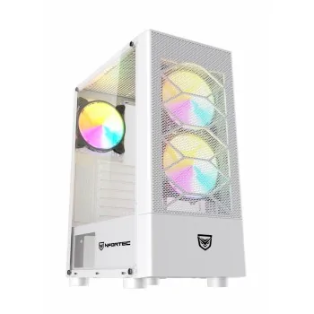 ATX Semi-tower Box Nfortec Caelum RGB White