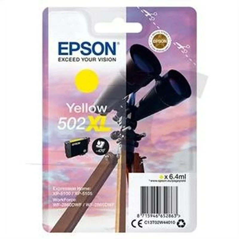 Original Ink Cartridge Epson 502XL Yellow