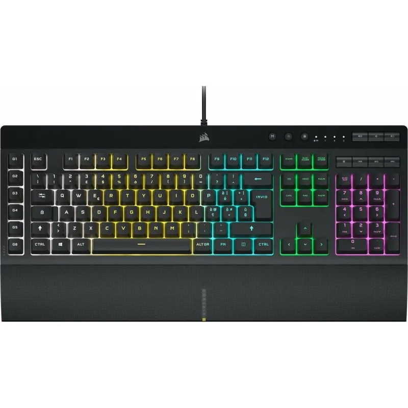 Gaming Keyboard Corsair K55 RGB PRO Black Spanish Qwerty