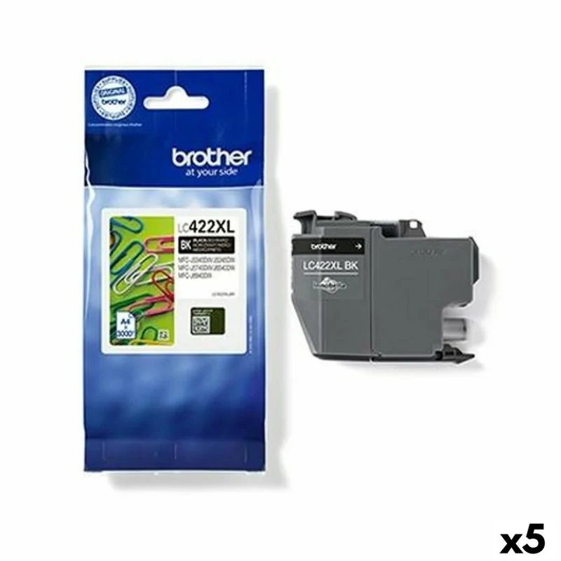 Original Ink Cartridge Brother MFCJ5340DW MFCJ5740DW MFCJ6540DW MFCJ6940DW Black (5 Units)