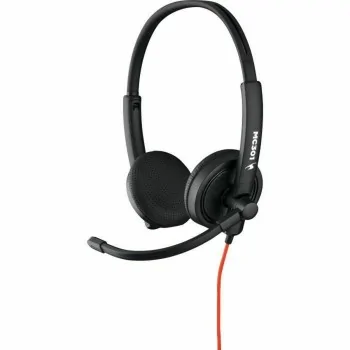 Headphones Bluestork MC301 Black Red