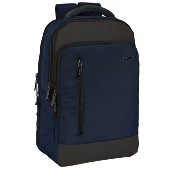 Rucksack for Laptop and Tablet with USB Output Safta...