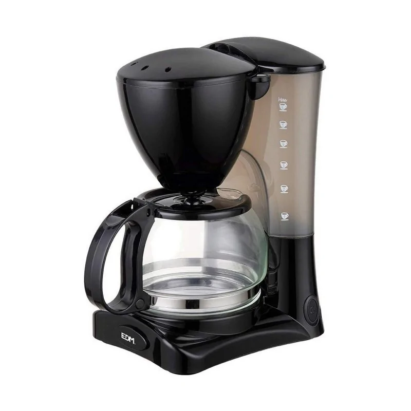 Drip Coffee Machine EDM 07653 Black 550 W 6 Cups 0,6 L