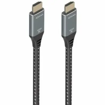 HDMI Cable Aisens A150-0878 10 m Black/Grey