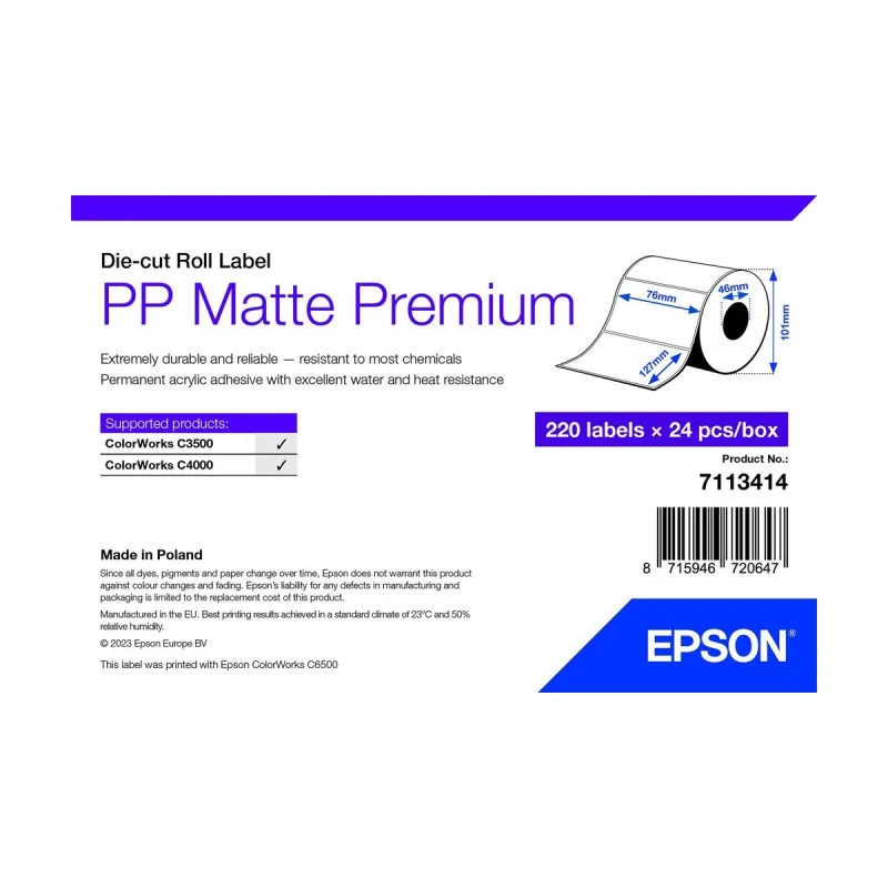 Printer Paper Epson 7113414 White (24 Units)