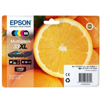 Original Ink Cartridge Epson C13T33574011 (5 pcs)...