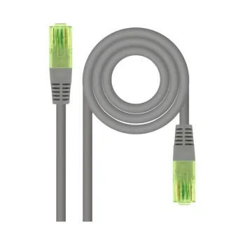 Category 6 Hard UTP RJ45 Cable NANOCABLE AWG26 Grey 20 m