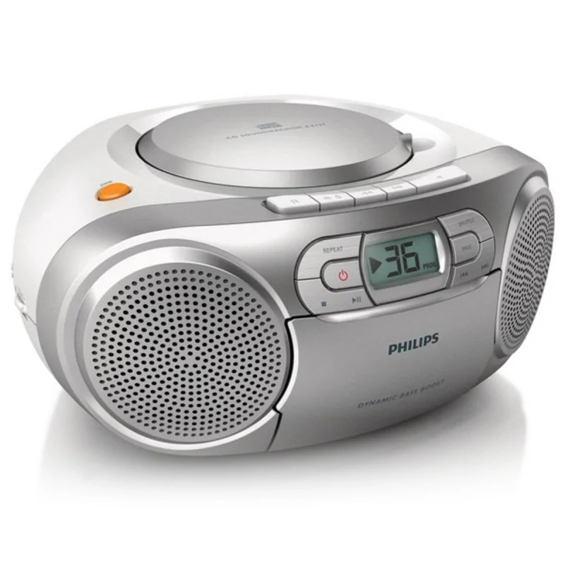 Radio cassette Philips AZ127/12 FM 2W Silver