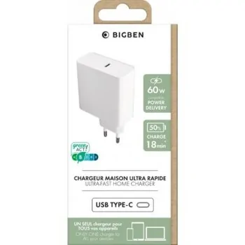 Wall Charger Big Ben Interactive BASECS60WCPDW White 60 W...