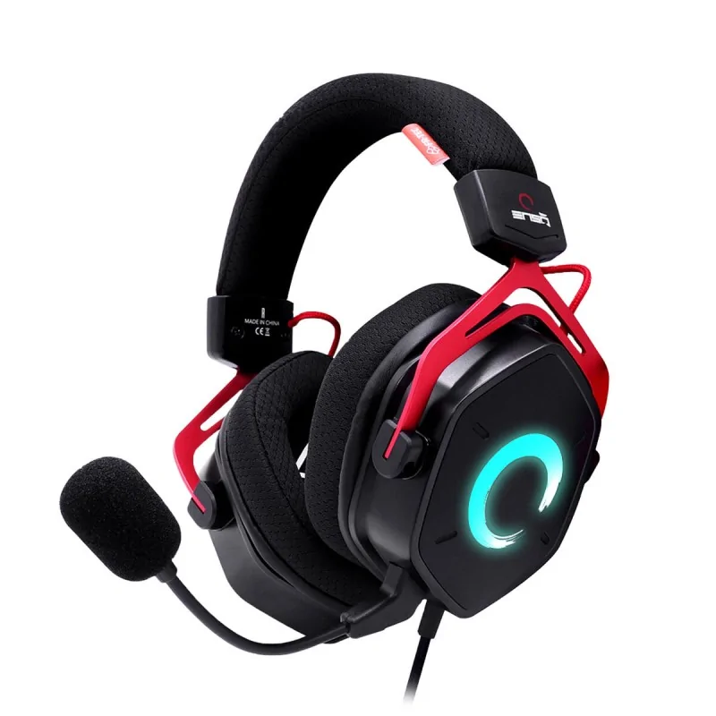 Headphones with Microphone FR-TEC FT2018 Black Red