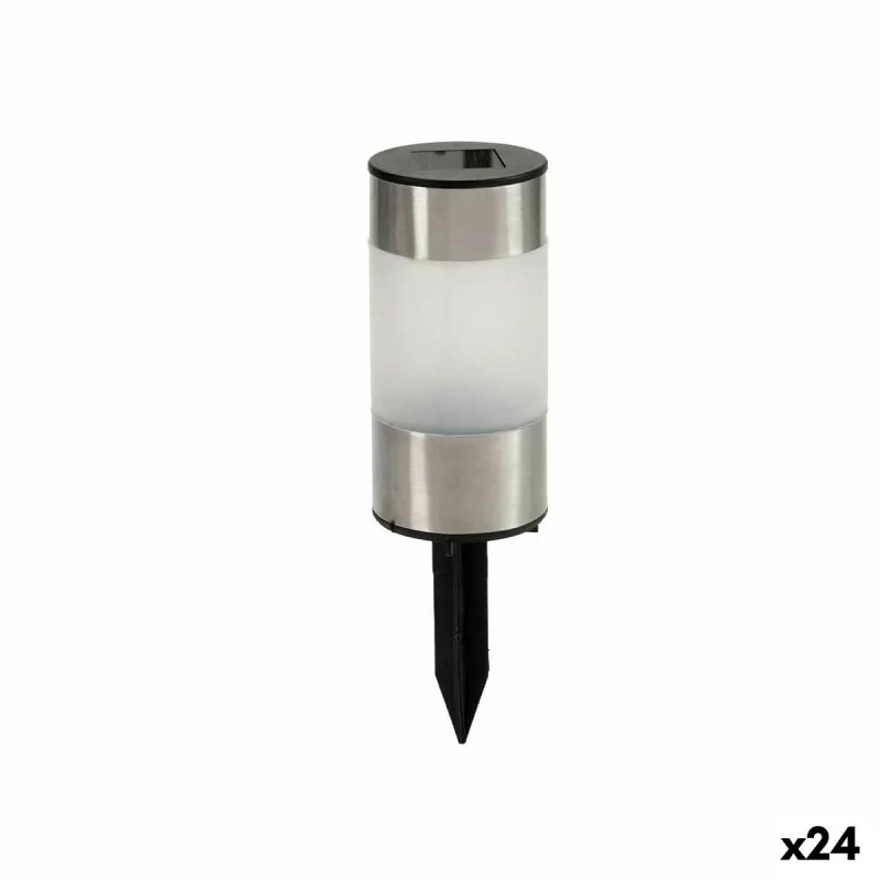 Solar lamp Ibergarden BH18085 White Black Transparent 6,3 x 21,5 x 6,3 cm Marker (24 Units)