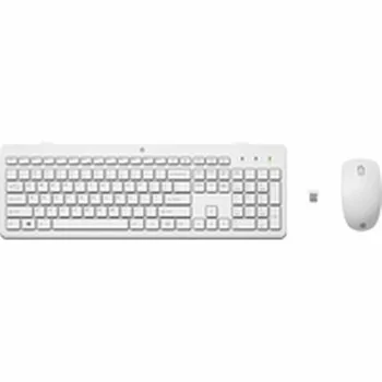 Keyboard HP 3L1F0AA White Spanish Qwerty