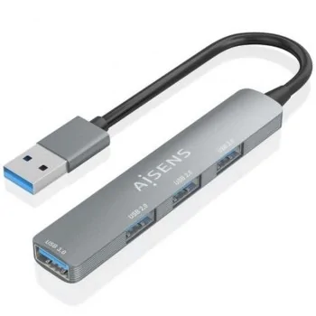 USB Hub Aisens A106-0859 Grey