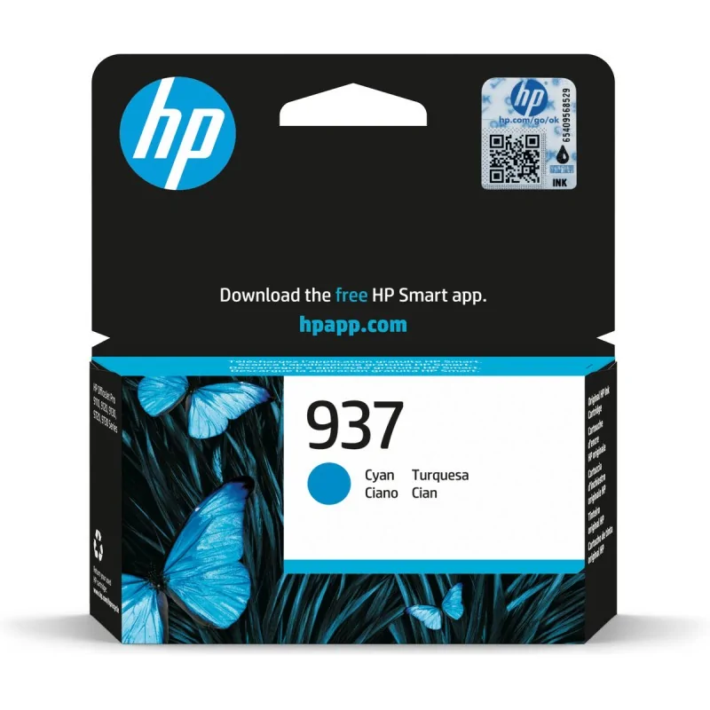 Original Ink Cartridge HP 937 Cyan (1 Unit)