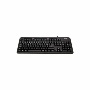 Keyboard iggual CK-BASIC-120T QWERTY USB Black Spanish...