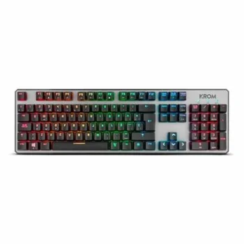 Keyboard Krom NXKROMKRNL Black Spanish Qwerty