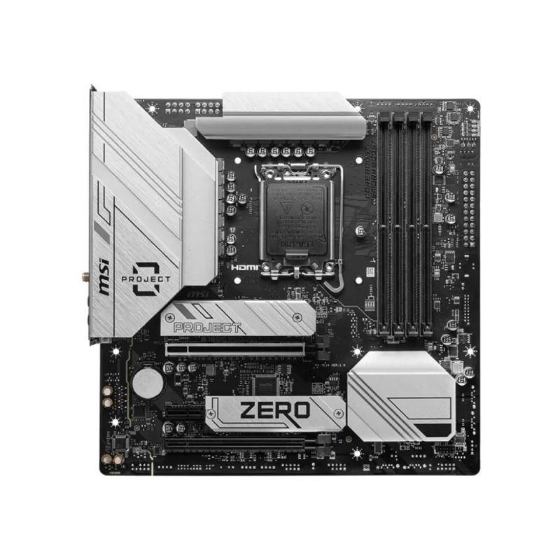 Motherboard MSI B760M PROJECT ZERO LGA 1700 Intel B760