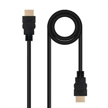 HDMI Cable NANOCABLE 10.15.3802 Black 2 m