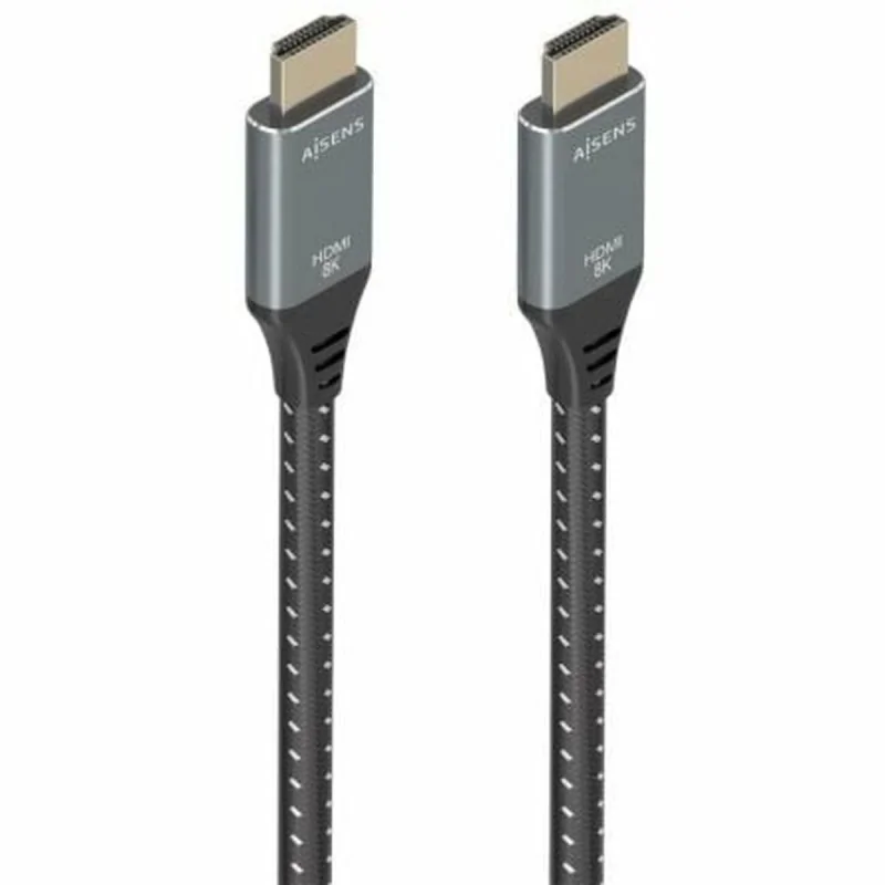 HDMI Cable Aisens A150-0876 5 m Black/Grey