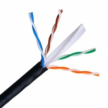 UTP Category 6 Rigid Network Cable Aisens A135-0263 Black...