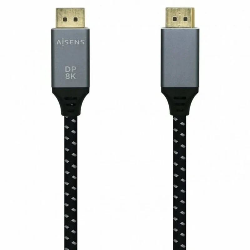 HDMI Cable Aisens A149-0437 Black Black/Grey 2 m