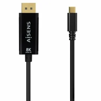 USB-C to DisplayPort Adapter Aisens A109-0688 Black 80 cm