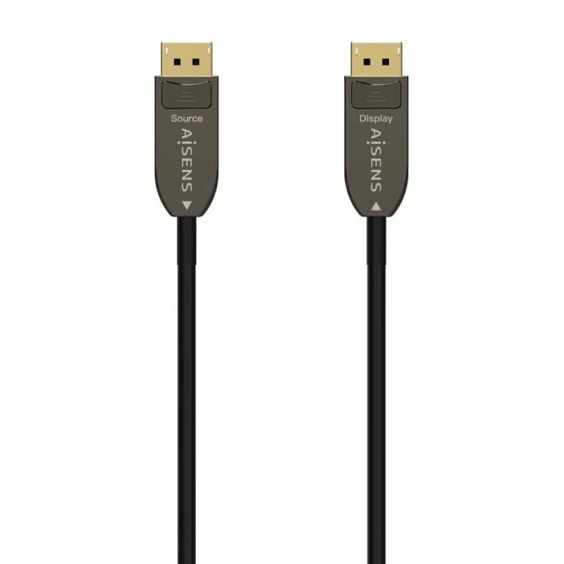 DisplayPort Cable Aisens A155-0607 Black 15 m