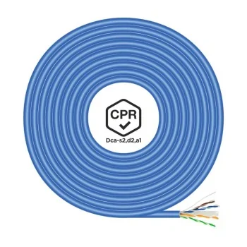 UTP Category 6 Rigid Network Cable Aisens A135-0663 Blue...